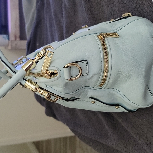 Rebecca Minkoff Bag Light Blue Leather - Picture 3 of 5